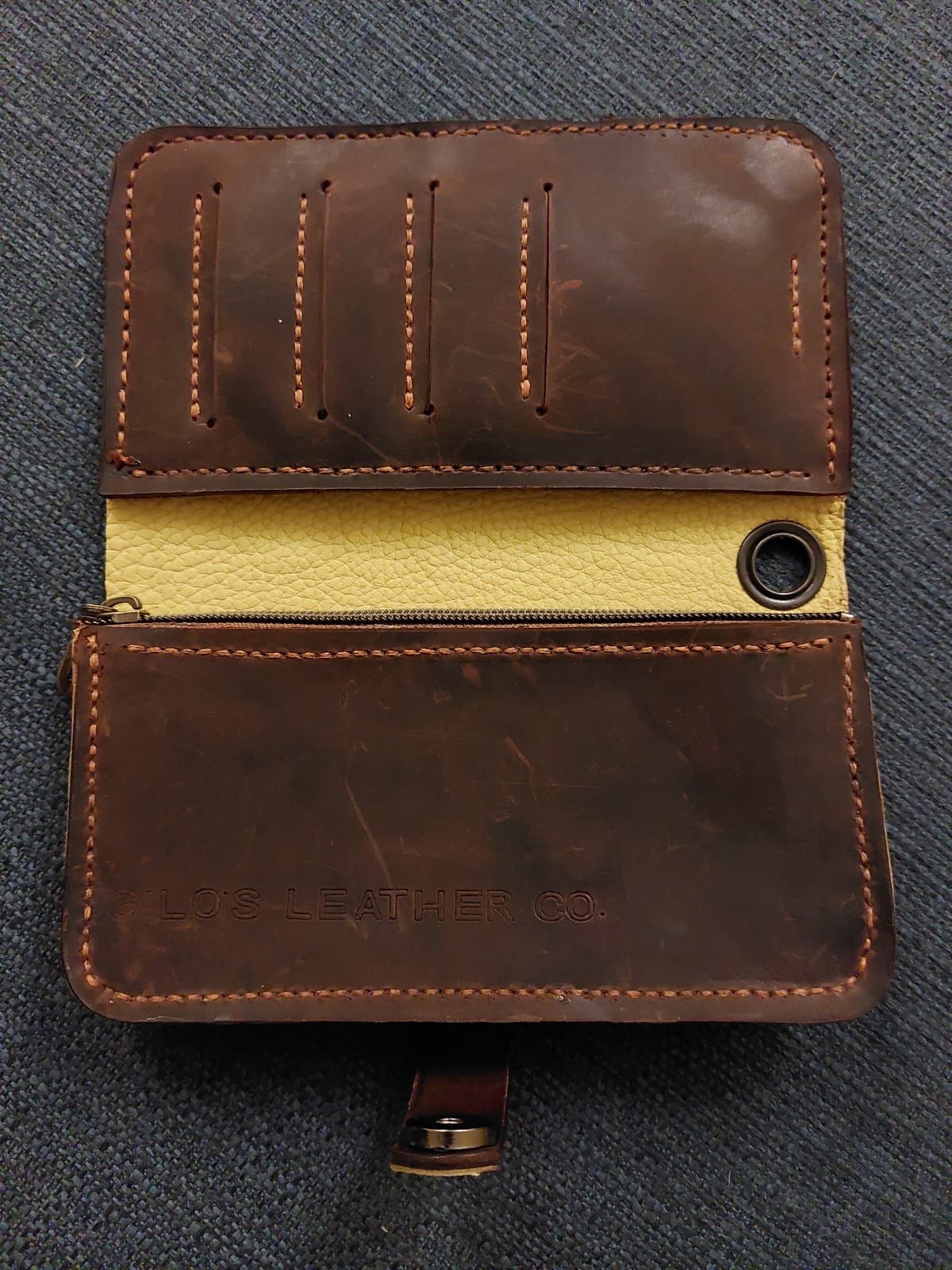 Handmade Leather Wallet (size 3)